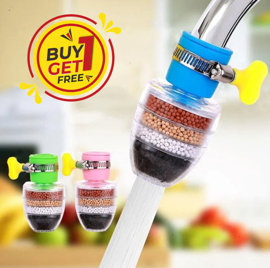 Activated Charcoal Water Filter Faucet (Buy 1 Get 1 Free)