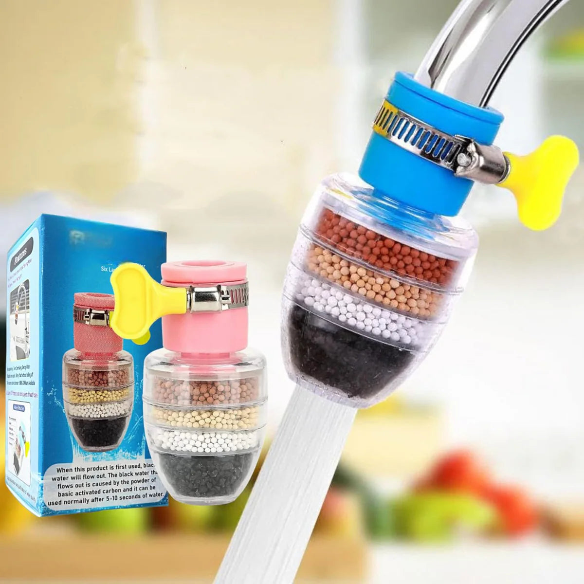 Activated Charcoal Water Filter Faucet (Buy 1 Get 1 Free)